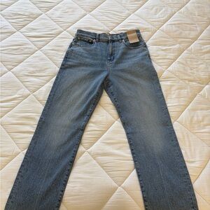 Madewell Straight-Leg Jeans in Medium Blue